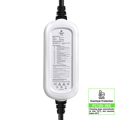 Rheidon prenosivi 3,6 kW EV punjač