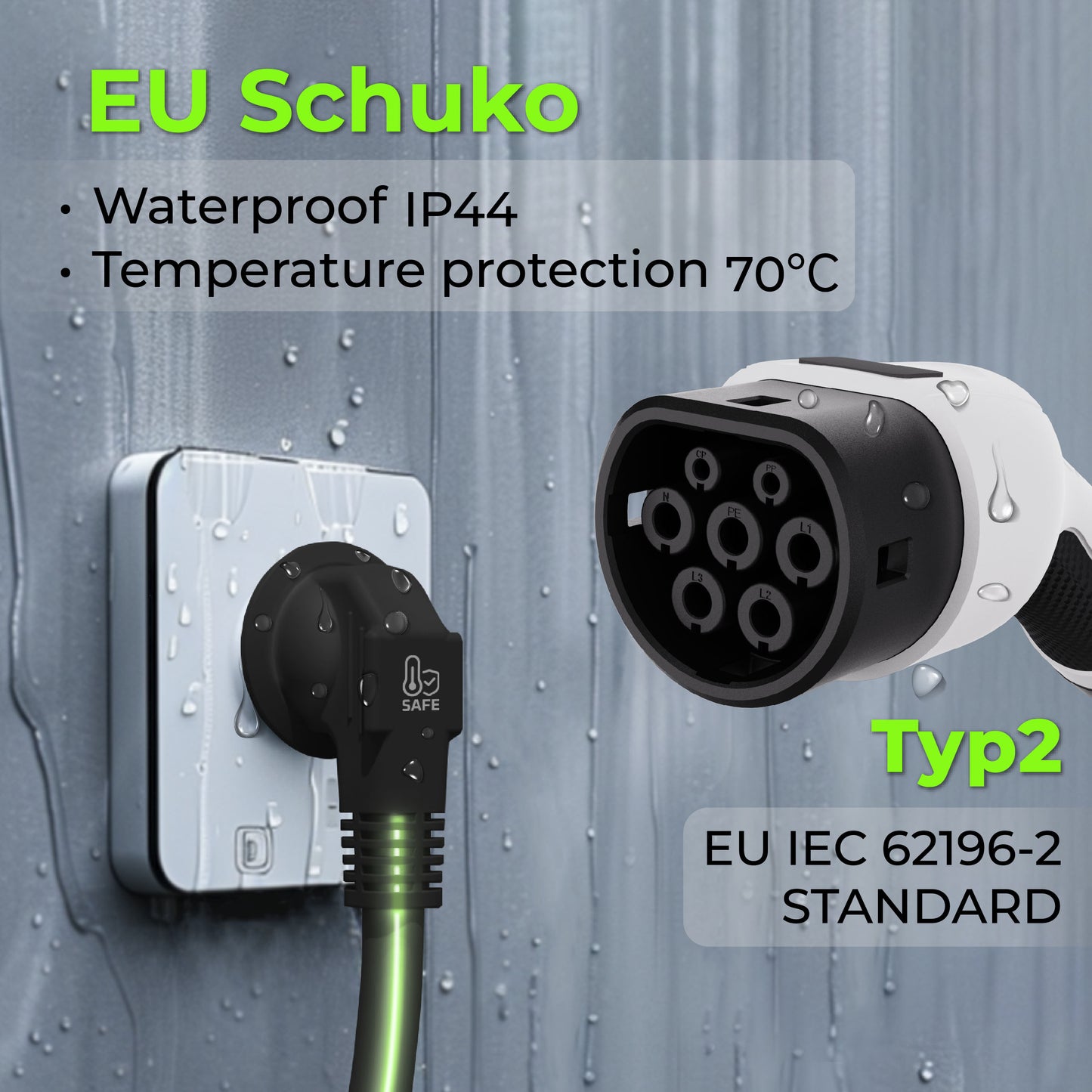 Rheidon prenosivi 3,6 kW EV punjač